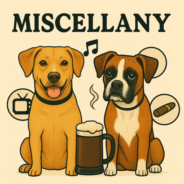 Miscellany: The Fun Stuff That Doesn’t Fit Anywhere Else